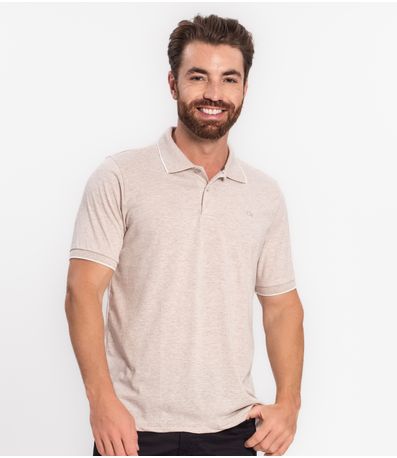 Camisa Polo Masculina Manga Curta Ogochi Rosa