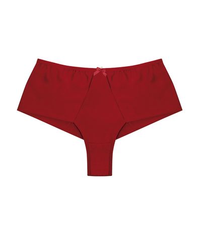 Calcinha Microfibra Adulto Fio Duplo Dukali Vermelho