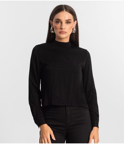 Blusa Feminina Manga Longa Endless Preto