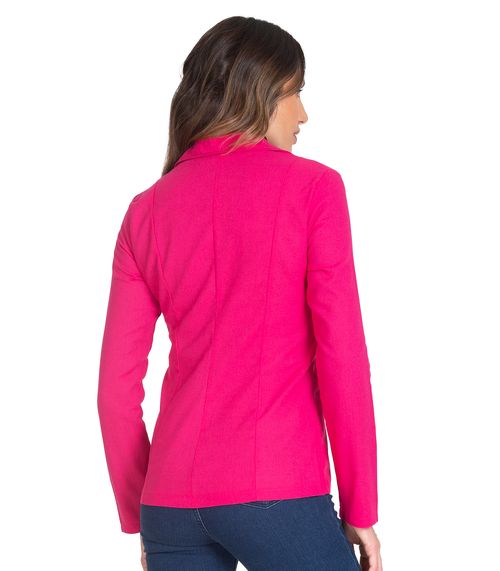 Blazer Feminino De Linho Misso Rosa