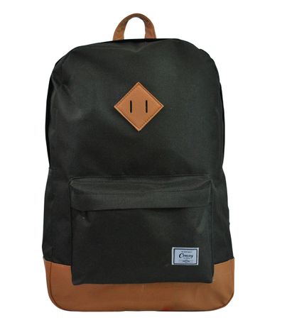 Mochila Escolar Com Bolso Frontal Yins Preto