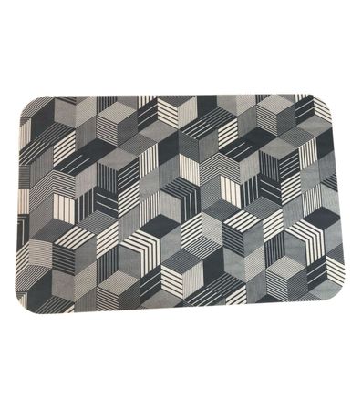 Tapete Cozinha Base Antiderrapante Tapetes Junior Cinza