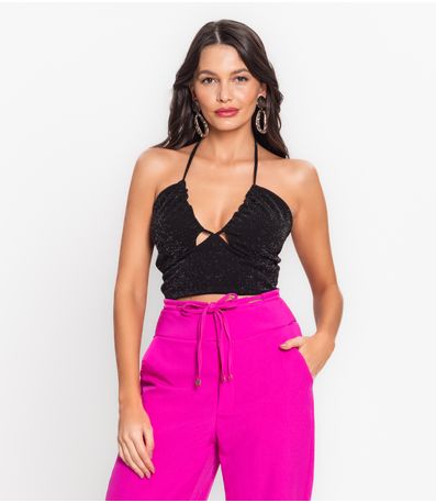 Top Feminino De Alça Endless Preto