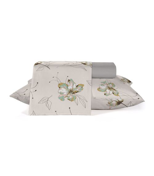 Jogo De Cama Ternura Queen 4 Peças Teka Branco