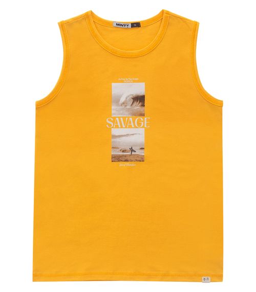 Regata Juvenil Masculina Minty Amarelo