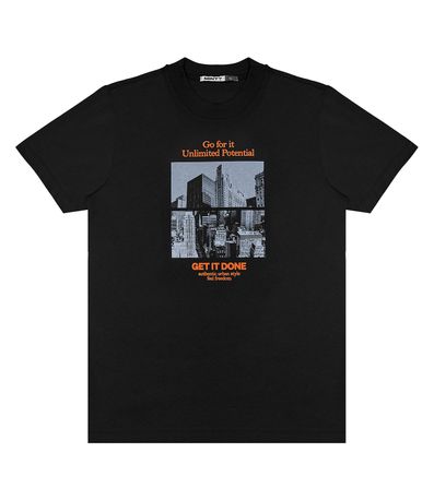Camiseta Juvenil Feminina Minty Preto