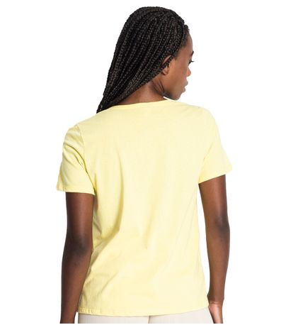 T-Shirt  Feminina Caju Rovitex Amarelo