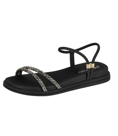 Papete Feminina Com Strass Beira Rio Preto