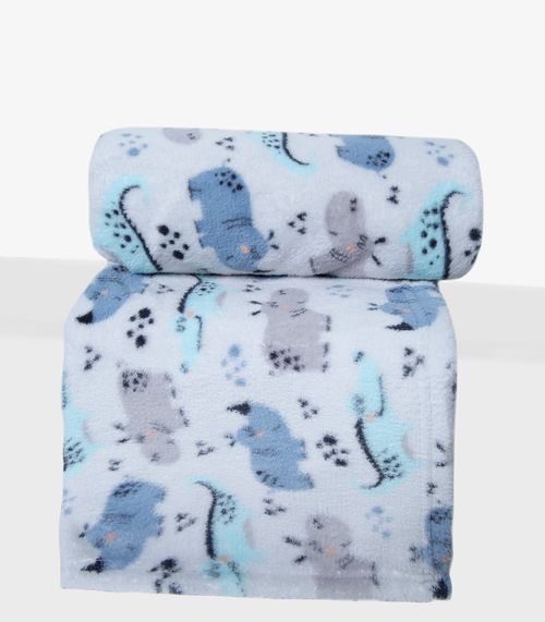 Manta Infantil Microfibra Bene Casa Azul