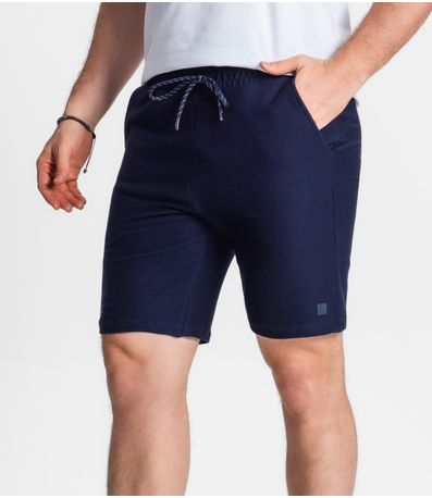 Bermuda Masculina Plus Size Diametro Azul