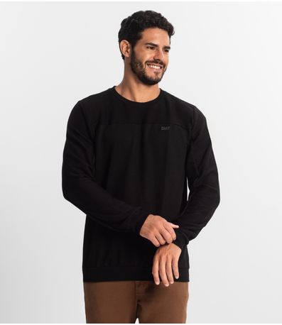 Blusão Masculino Moletom Diametro Preto