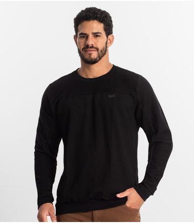 Blusão Masculino Moletom Diametro Preto