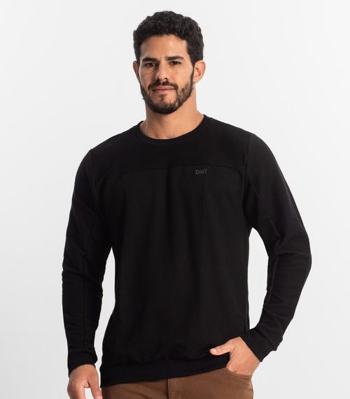 Blusão Masculino Moletom Diametro Preto
