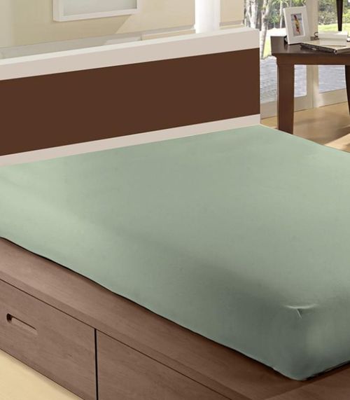 Lençol Avulso Queen Microfibra Com Elástico Camesa Verde