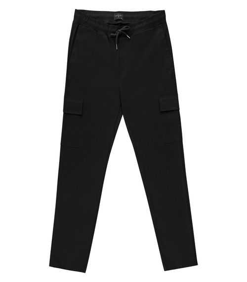 Calça Masculina Em Sarja Diametro Preto