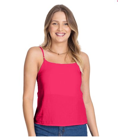 Blusa de Alça Feminina Select Rosa