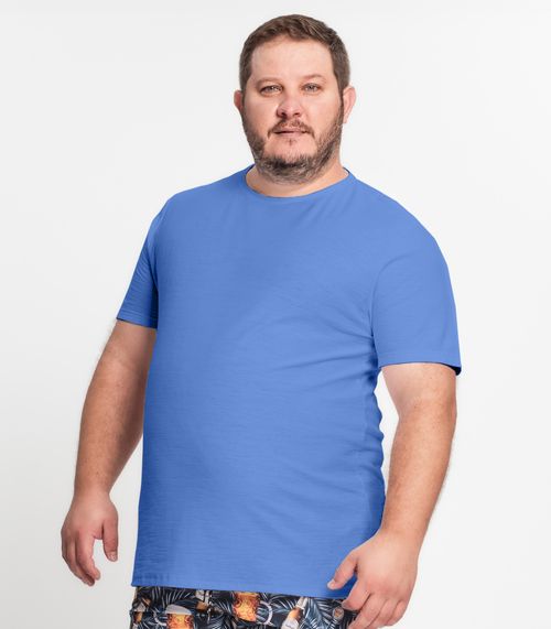 Camiseta Masculina Manga Curta KO Azul