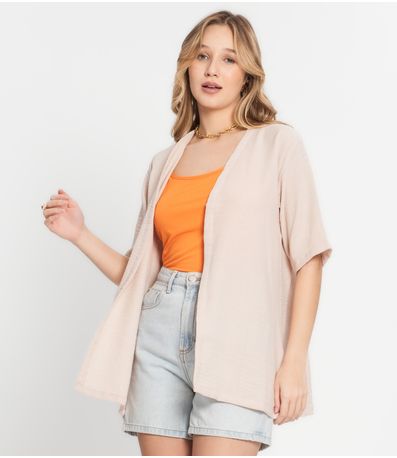 Kimono Feminino Dezali Bege