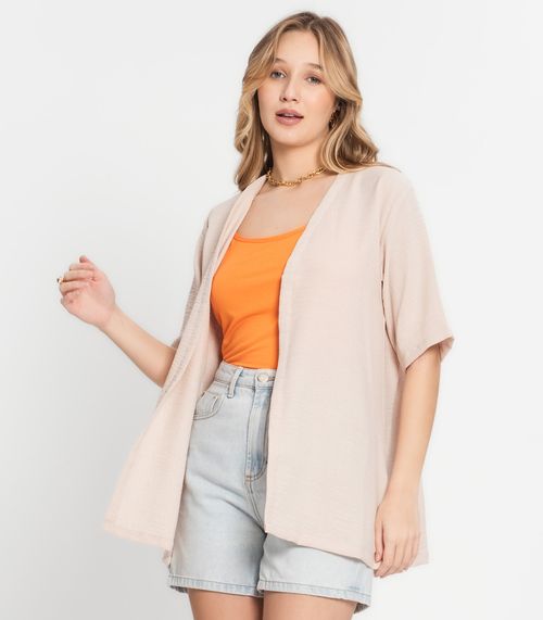 Kimono Feminino Dezali Bege