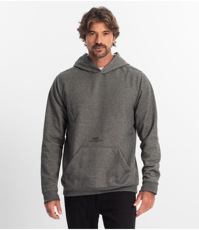 Blusão Masculino Com Capuz Diametro Cinza