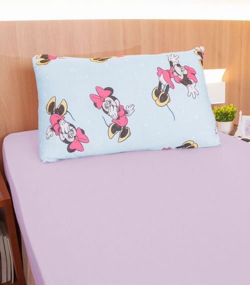 Jogo De Cama Solteiro Disney Doce Vida Rosa