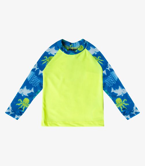 Camiseta Infantil Menino Com Proteção UV Viston Verde