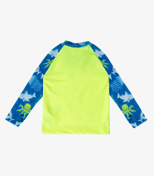 Camiseta Infantil Menino Com Proteção UV Viston Verde