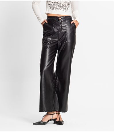 Calça Pantalona Feminina Endless Preto