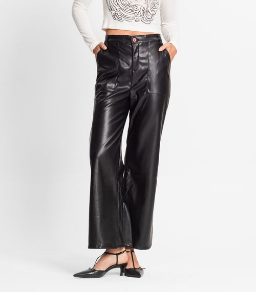 Calça Pantalona Feminina Endless Preto