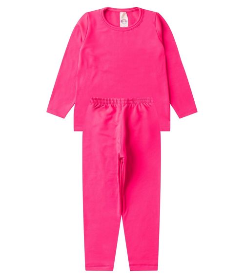 Conjunto Termico Juvenil Segunda Pele Kappes Rosa