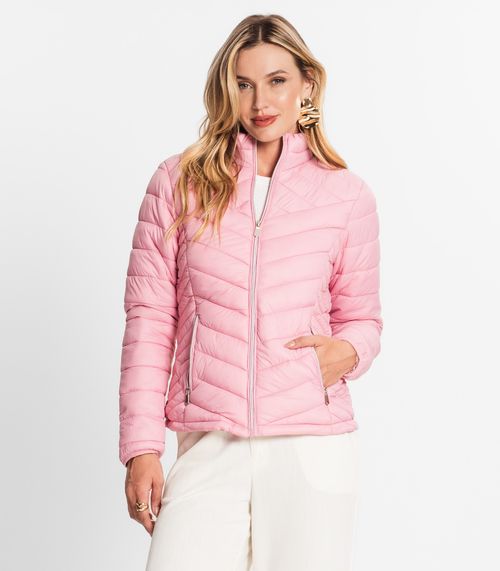 Jaqueta Puffer Feminina Endless Rosa