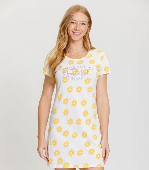 Camisola Estampada De Flor Mensageira Da Paz Branco