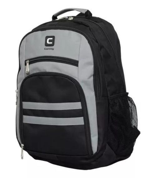 Mochila Com Bolso Frontal Yins Cinza