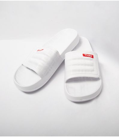 Chinelo Slide Masculino Yvate Branco