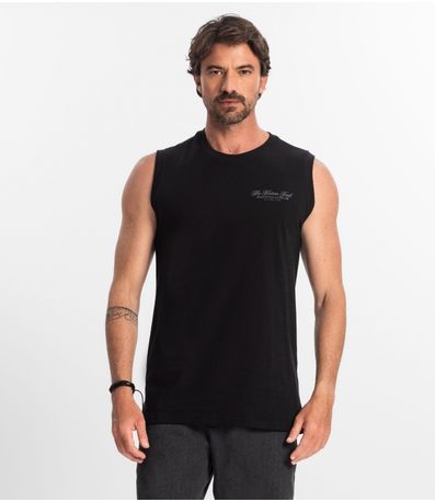 Regata Masculina Diametro Preto