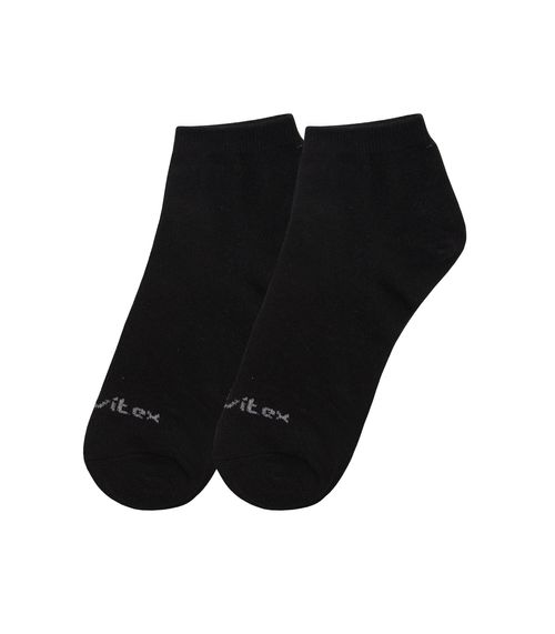 Meia Feminina Sport Kit Com 2 Pares Rovitex Preto
