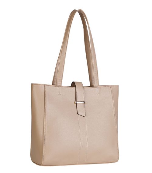Bolsa Feminina De Ombro Alice Palucci Bege