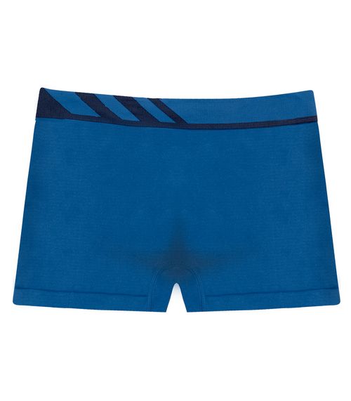 Cueca Boxer Lisa Microfibra Altomax Azul