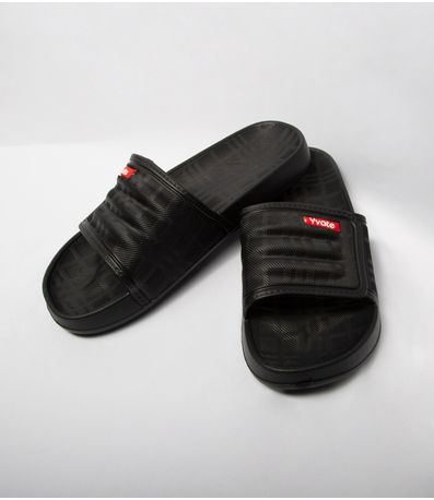 Chinelo Slide Masculino Yvate Preto