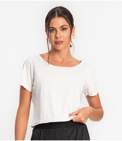 Blusa Feminina Dry Fit Para Academia FTK Branco