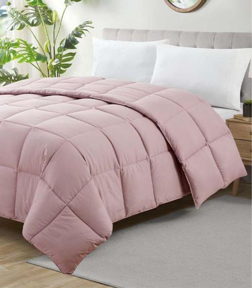 Edredom Ecopluma Casal Camesa Rosa