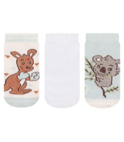 Kit 3 Pares de Meias Soquete Masculina Cia da Meia Branco