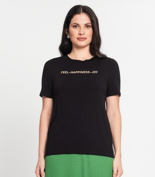 Blusa Feminina Estampada Select Preto