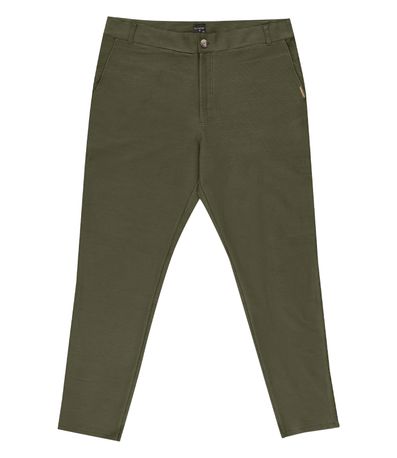 Calça Masculina Plus Size Moletinho Diametro Verde