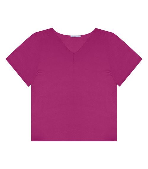 Blusa Feminina Plus Size Secret Glam Roxo