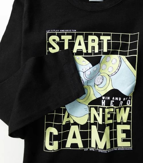 Conjunto Infantil Menino Meia Estação Keki Boys Preto