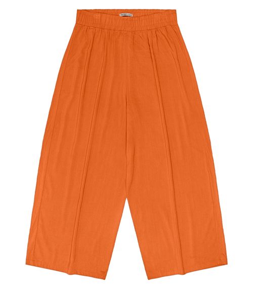 Calça Feminina Plus Size Em Viscose Secret Glam Laranja