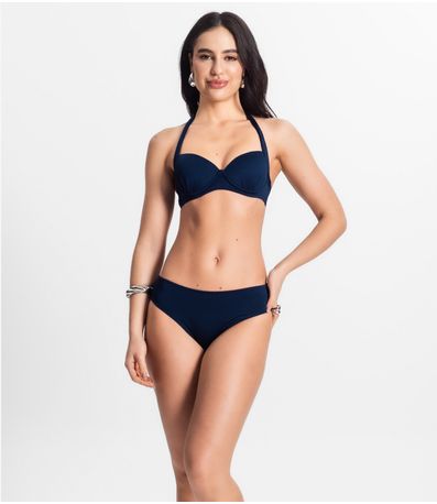 Calcinha Biquíni Básica Uni Femme Azul