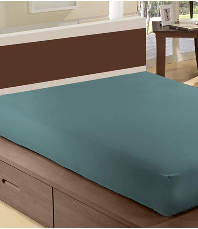 Lençol Avulso Queen Microfibra Com Elástico Camesa Verde