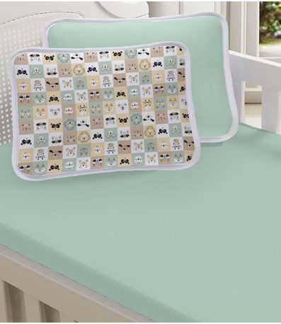 Jogo Cama Baby Estampado Vivaldi Verde
